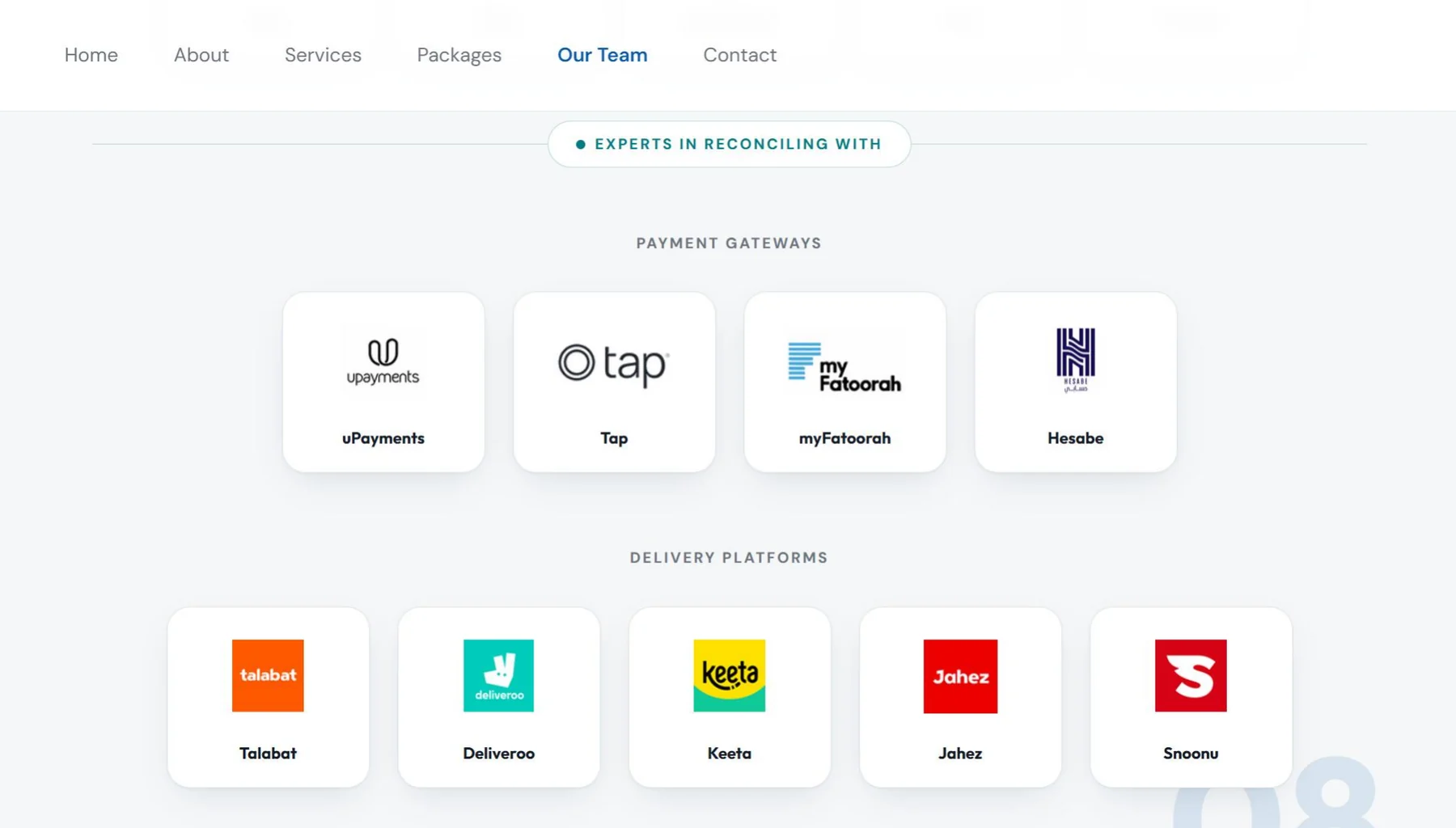 Milestone Consultancy payment and delivery platform logo grid